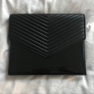 LUXURY DESIGNER vegan leather clutch